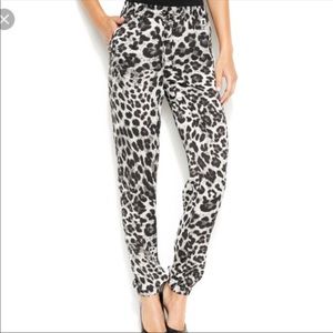 Michael Kors Leopard Print Joggers